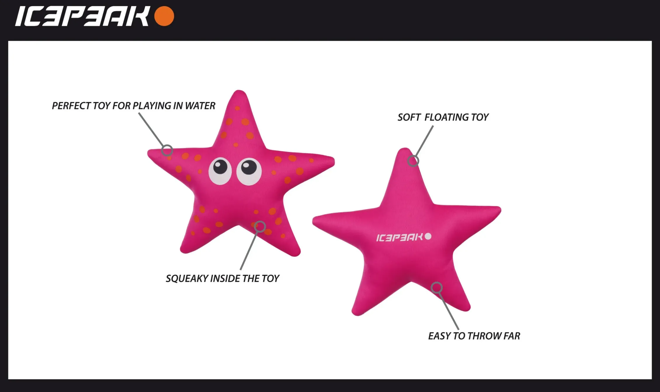 Icepeak Pet Starfish Toy